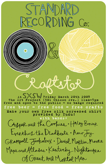 sxsw web standard recording company craftster