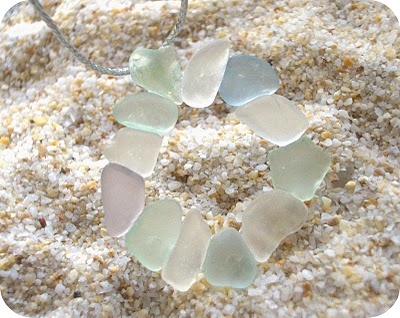 sea glass ornament 9 There is a beach called Glass Beach here in California 