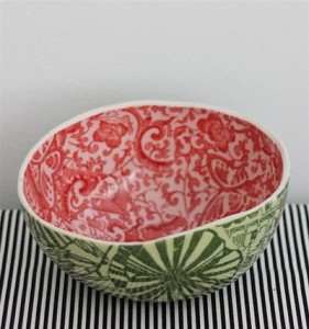 Porcelain Watermelon Bowls