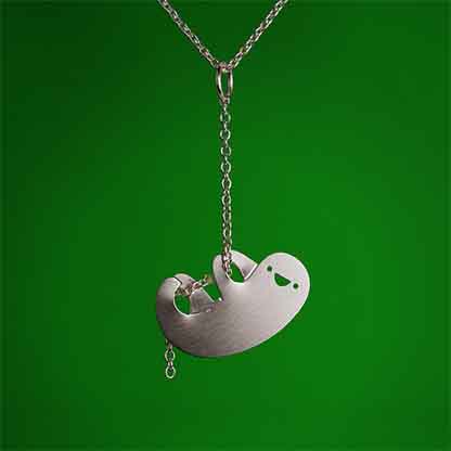 Baby sloth necklace