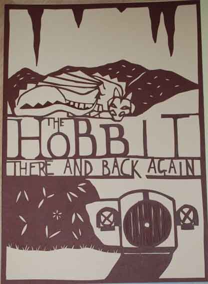 hobbit paper cut