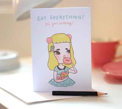 Eat Everything Birthday Card copy