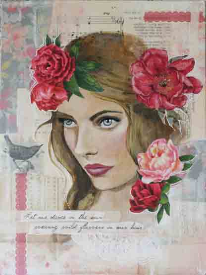 Grace and Ivy Mixed Media