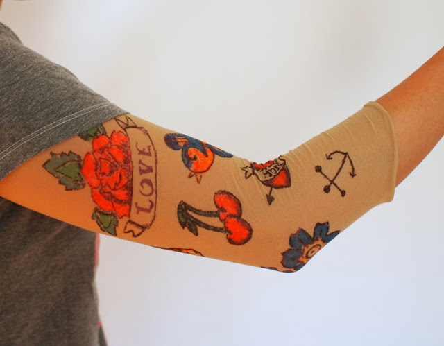 1 DIY Sleeve Tattoo Hosiery