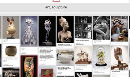 art sculpture pinterest board