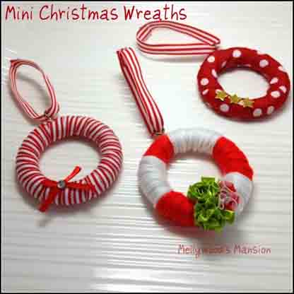 Mini Christmas Wreaths