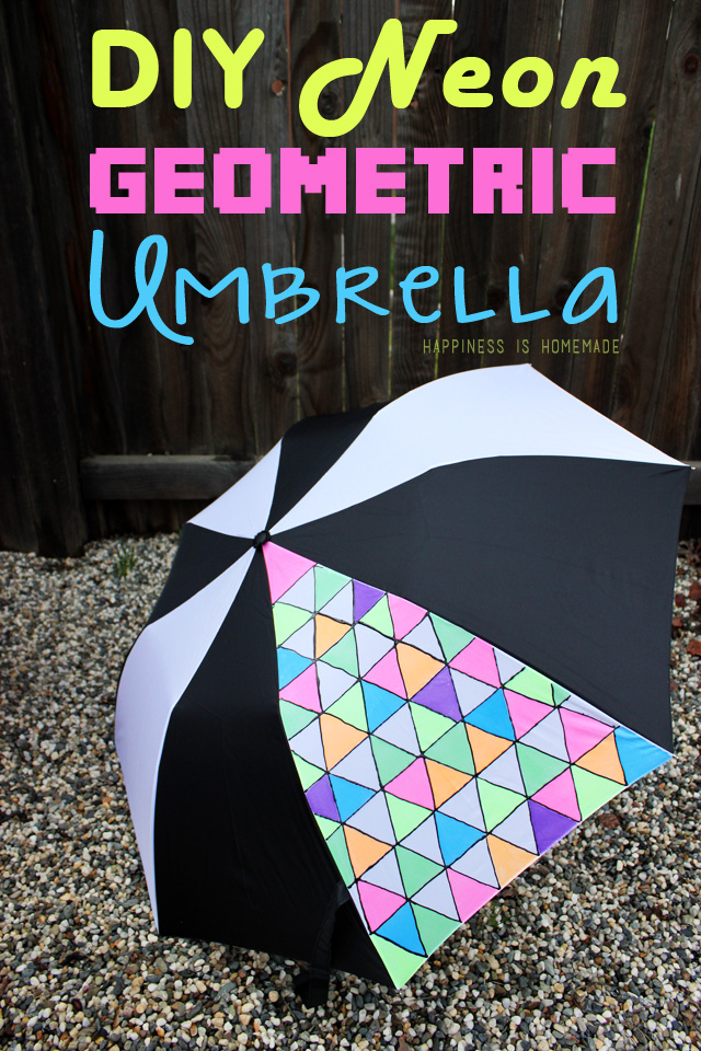 DIY-Neon-Fabric-Painted-Geometric-Umbrella