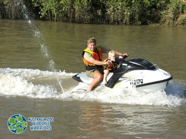 Steve and Robert on Jet Ski