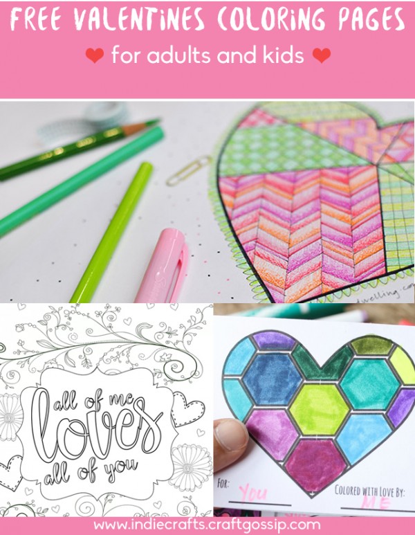 valentines coloring pages