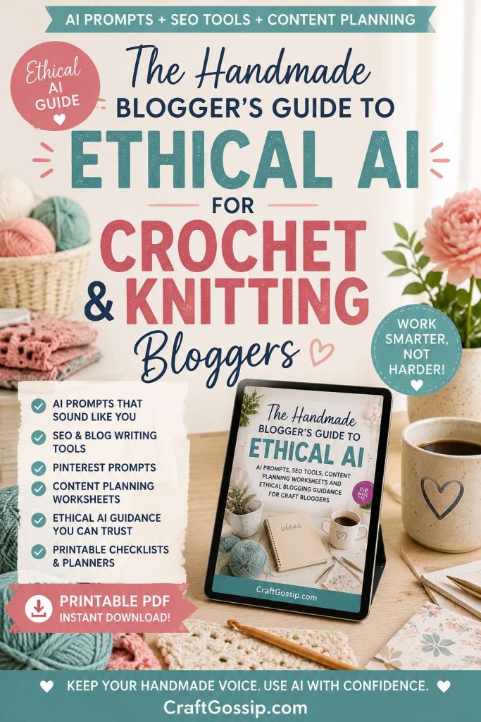 How Craft Bloggers Can Use AI Without Losing Their Handmade Voice
